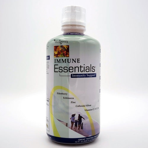 Wellgenix Immune Essentials for Immune Support Liquid, 32 Oz